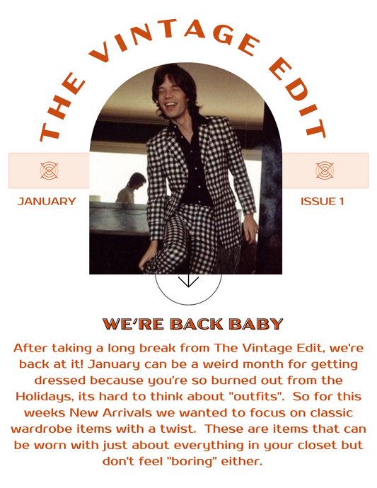 The Vintage Edit: January Issue 1