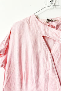 1950s Light Pink Day Dress / Medium - Large