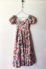 Load image into Gallery viewer, 1980s Floral Fit and Flare Tea Dress / XSmall
