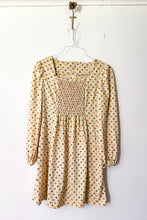 Load image into Gallery viewer, 1970s Ditsy Floral Knit Mini Dress / Medium
