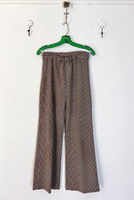 Load image into Gallery viewer, 1970s Brown Herringbone Knit Pants / Medium - Large