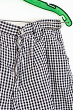 Load image into Gallery viewer, 1980s-90s Black Gingham Shorts / Medium