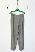 Load image into Gallery viewer, 1990s Light Grey Patterned Trousers / Medium