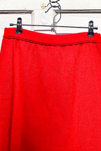 Load image into Gallery viewer, 1980s Red Sweater Knit Skirt / Medium