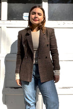 Load image into Gallery viewer, 1990s Houndstooth Tailored Blazer / XSmall