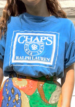 Load image into Gallery viewer, 1990s Blue Chaps Tee / XLarge