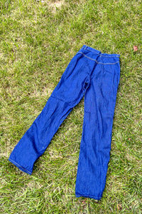 1970s Dark Wash Straight Jeans / W:30"