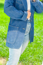 Load image into Gallery viewer, 70s Denim Blazer / Small