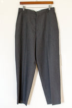 Load image into Gallery viewer, 1980s-90s Grey Wool Trousers / Medium