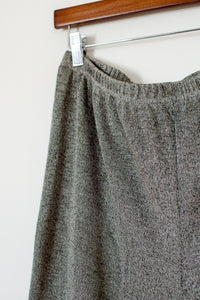 Vintage Heather Silver Knit Pants / Large - XLarge