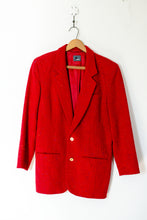 Load image into Gallery viewer, 1980s-90s Red Tweed Blazer / Medium