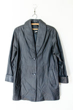 Load image into Gallery viewer, 1990s Black Leather Blazer / Small - Medium