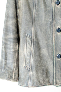 2000s Distressed Grey Jacket / Small - Medium