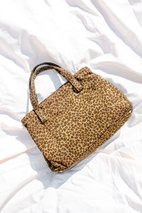 Vintage Bottega Veneta Leopard Handle Bag