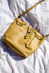 Vintage Bottega Veneta Light Brown Bucket Bag