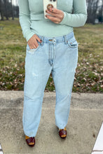 Load image into Gallery viewer, 1990s Levi&#39;s 505 Distressed Light Wash Jeans / 34-32