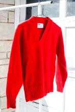 Load image into Gallery viewer, 1940s-50s Red Collegiate Sweater / XSmall - Small
