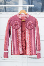 Load image into Gallery viewer, Handmade Pink Floral Quilted Jacket / Small