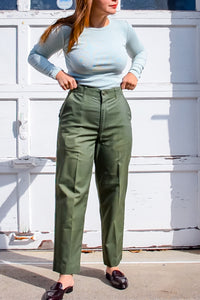 Vintage Army Trousers / Small - Medium