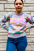 Load image into Gallery viewer, Vintage Handknit Neon Sweater / XSmall - Small