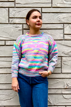 Load image into Gallery viewer, Vintage Handknit Neon Sweater / XSmall - Small