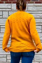Load image into Gallery viewer, 1970s Mustard Sweater / Medium - Large