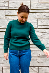 Vintage Kelly Green Crewneck Sweater / Medium